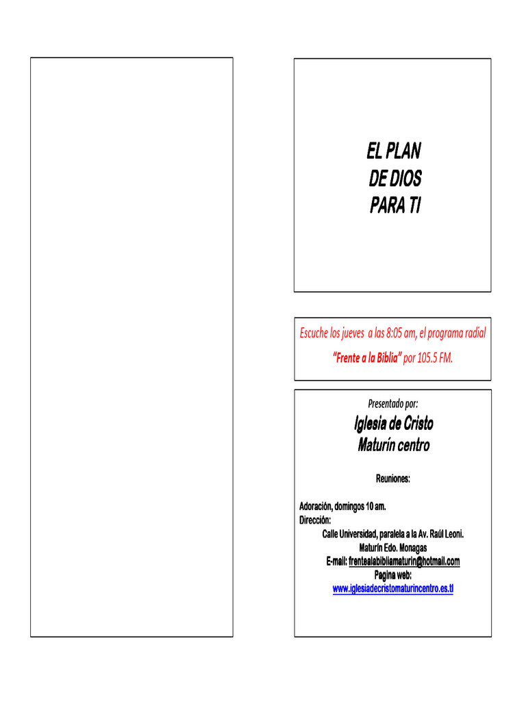 El Plan de Salvación de Dios para Ti | PDF | Cristo (título) | Epístola ...