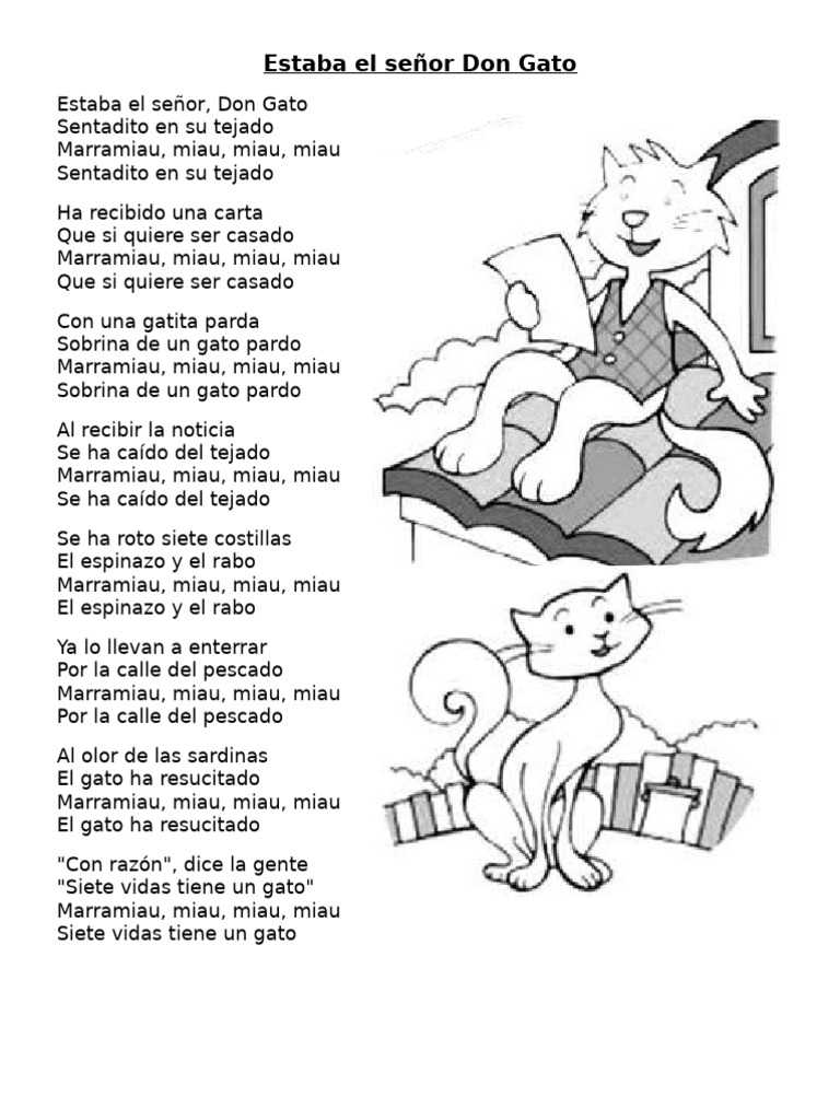 El cuento de Don Gato y sus aventuras | PDF