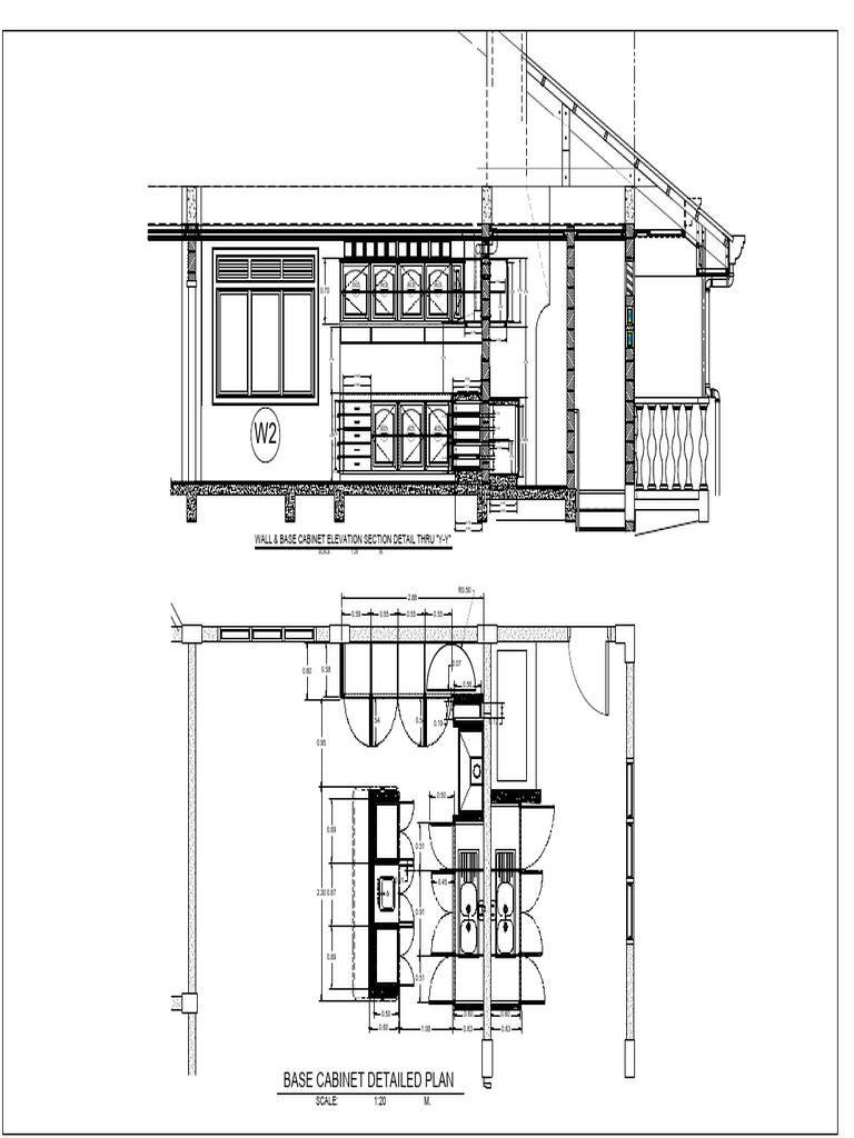 Wall & Base Cabinet Detail Plans | PDF