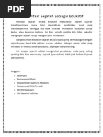 Download Manfaat Sejarah Sebagai Edukatif by Dhany Febriantara Mshl SN83965176 doc pdf