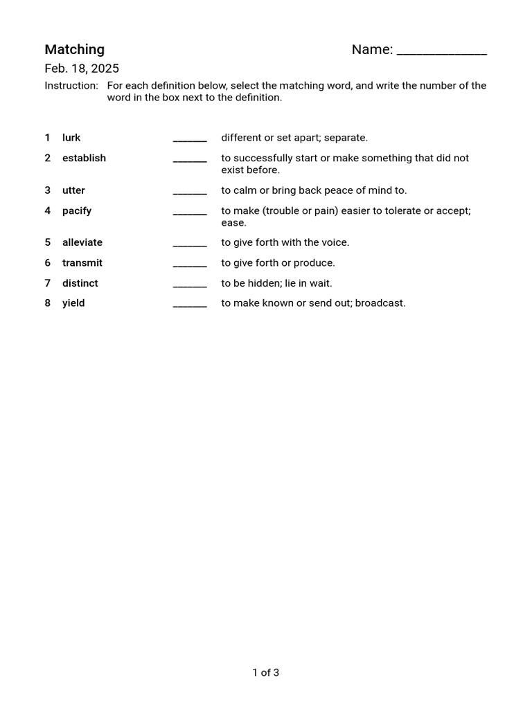 Matching | PDF