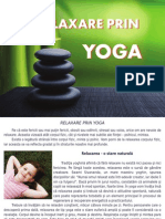 Relaxare Prin Yoga