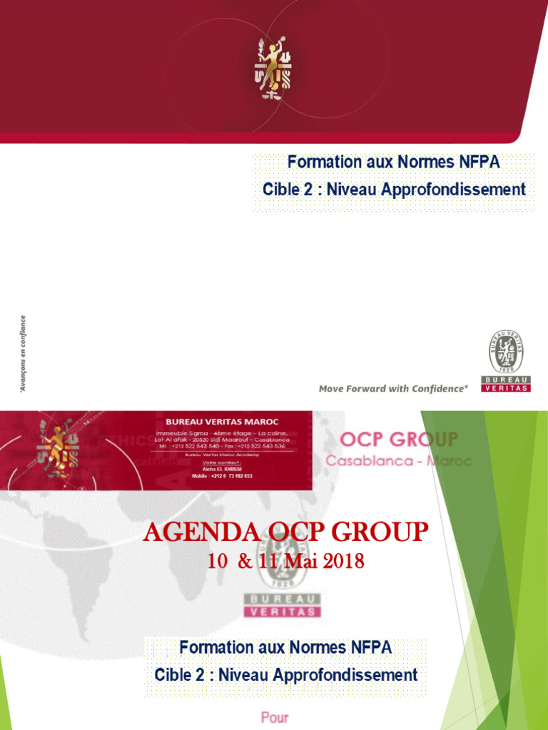 Formation NFPA OCP 10 & 11 Mai 2018 v1 | PDF | Extincteur automatique à ...