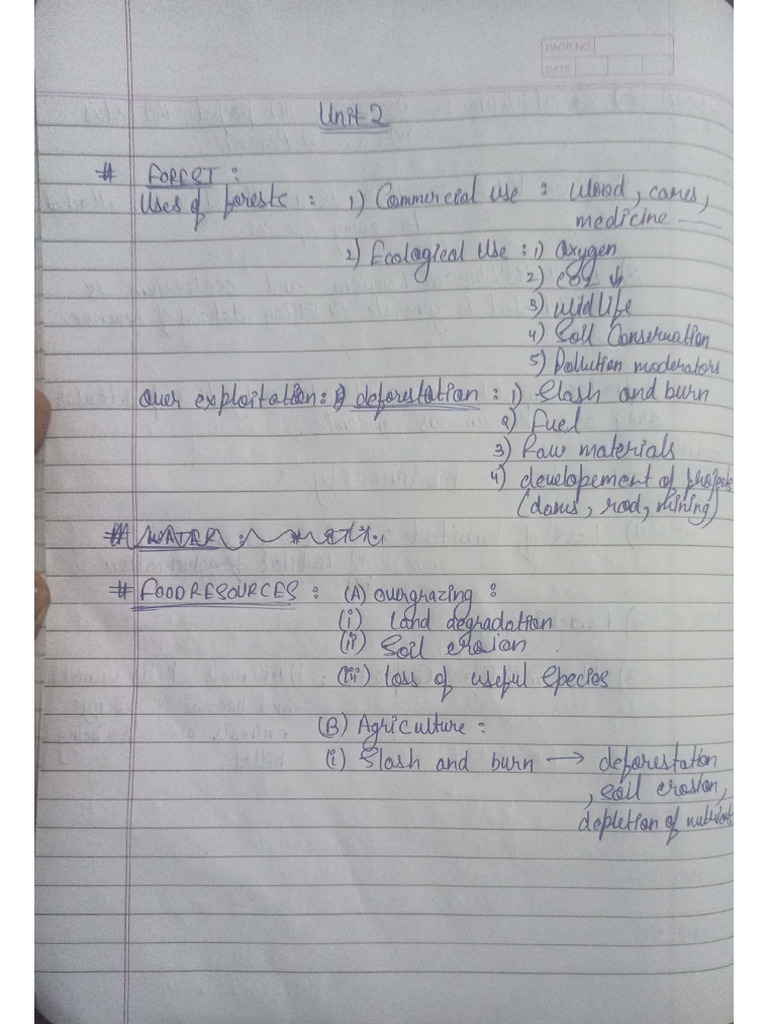 Unit 2 Evs | PDF