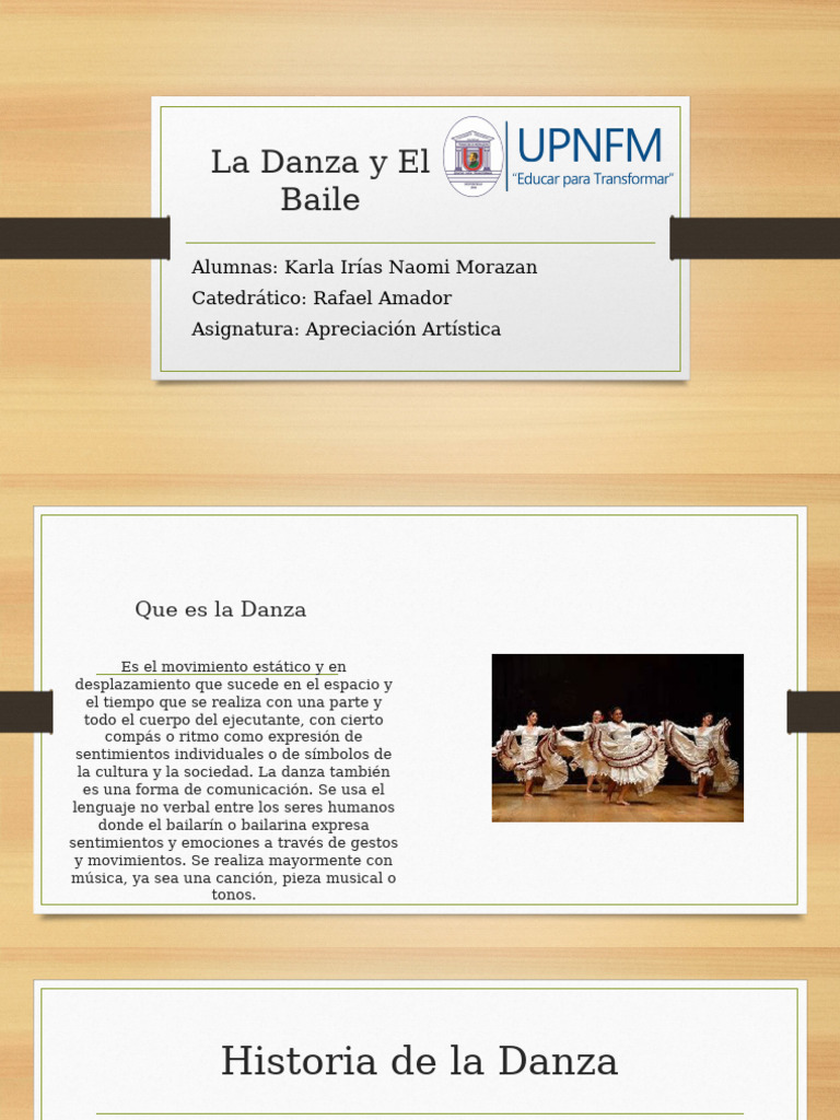 Historia y Tipos de Danza y Baile | PDF | Bailes | Ballet