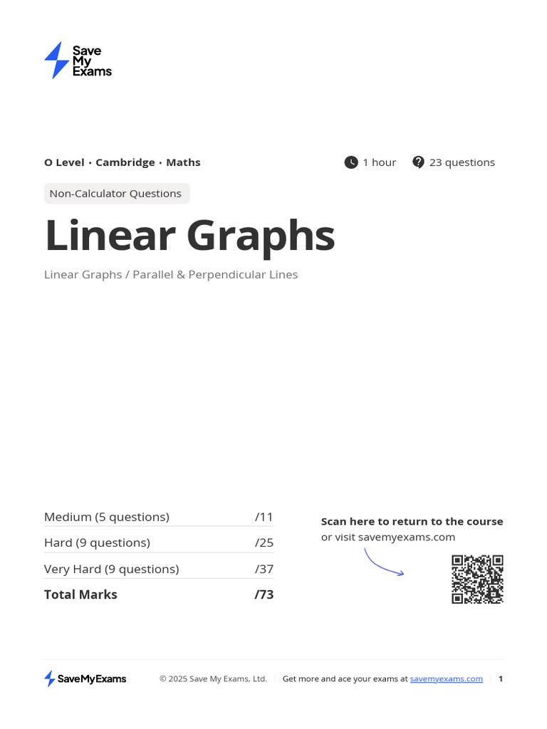 Linear Graphs JqspS1pXEnqyRZPU | PDF | Line (Geometry) | Equations