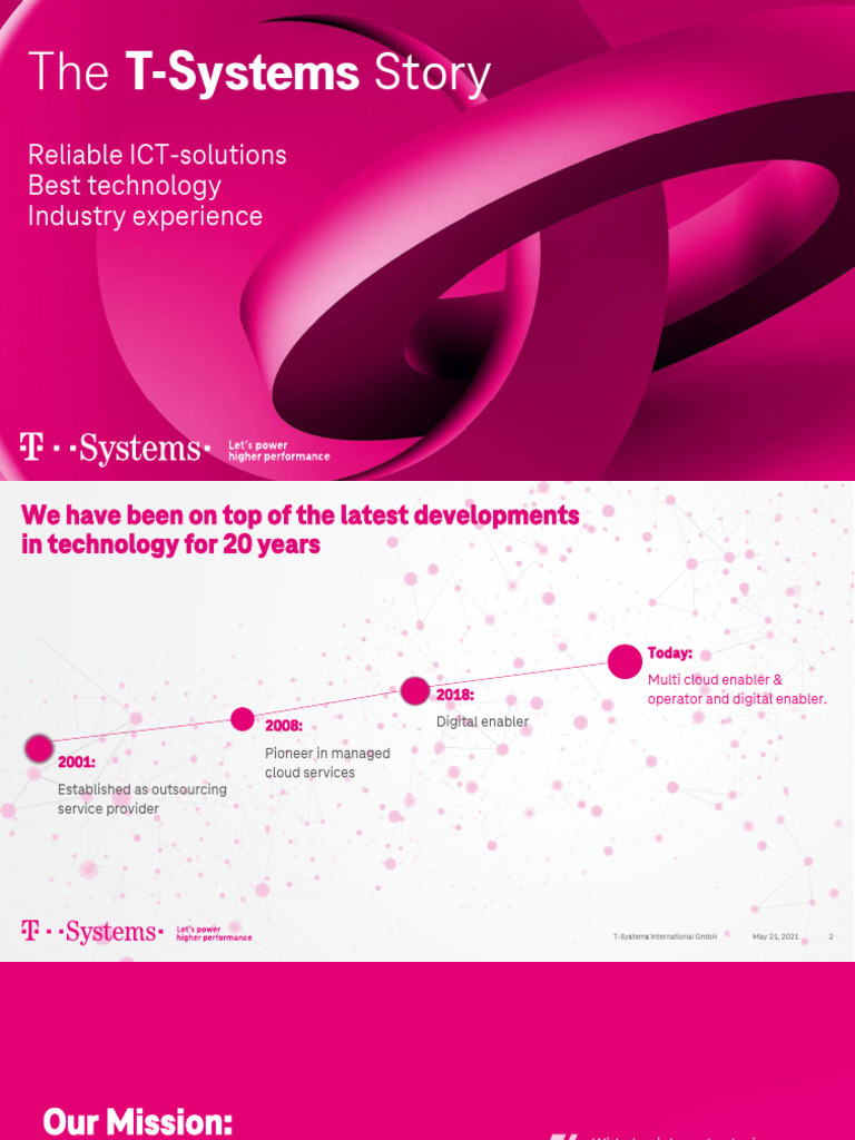 T-Systems: Digital Transformation Leader | PDF | Cloud Computing ...