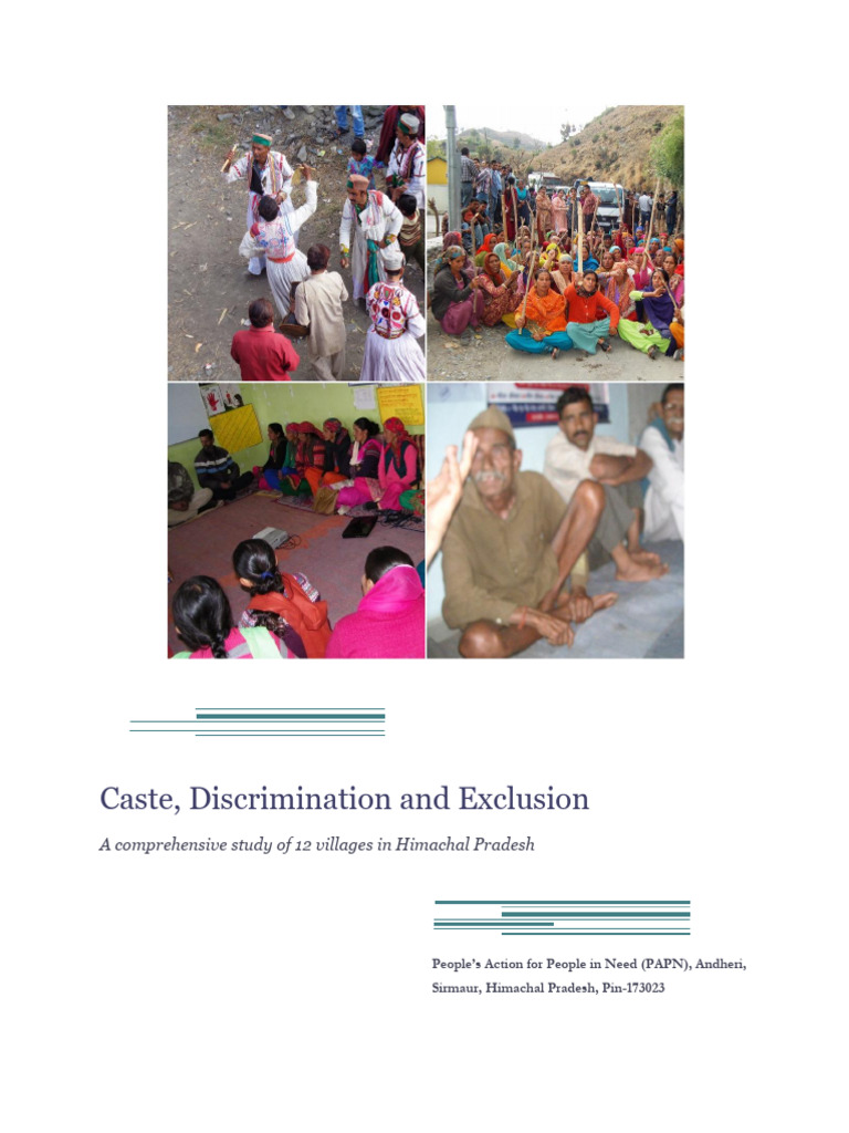 Caste Discrimination in Himachal Pradesh | PDF | Dalit | Caste