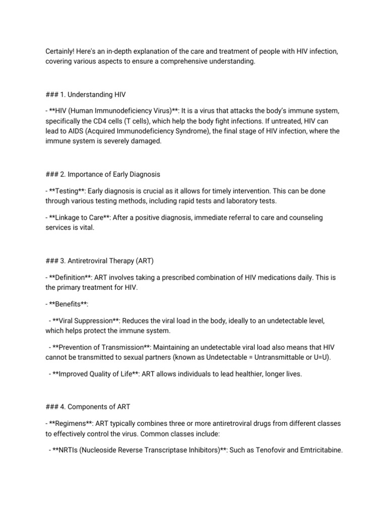 Medical Surgical Group 5 Assignment | PDF | Management Of Hiv/Aids ...