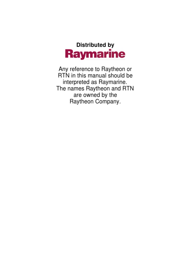 Sondeur Raytheon L265 Marine - Pour Pièces Ou Réparation - Non Testé