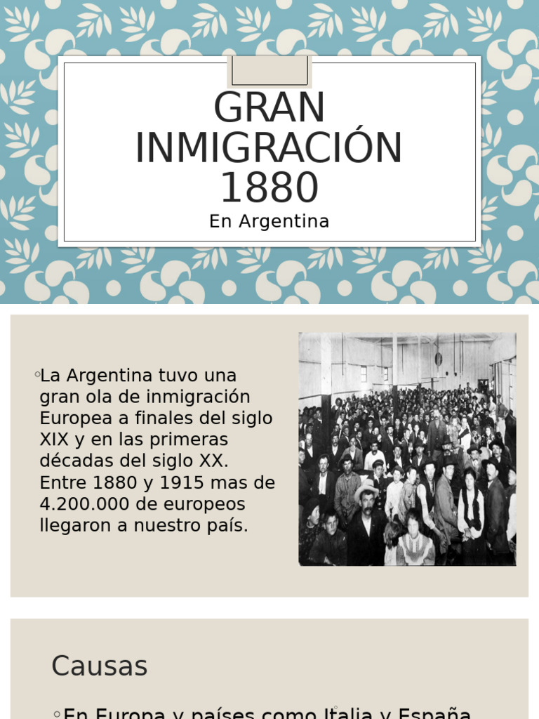 Gran Inmigración Final | PDF