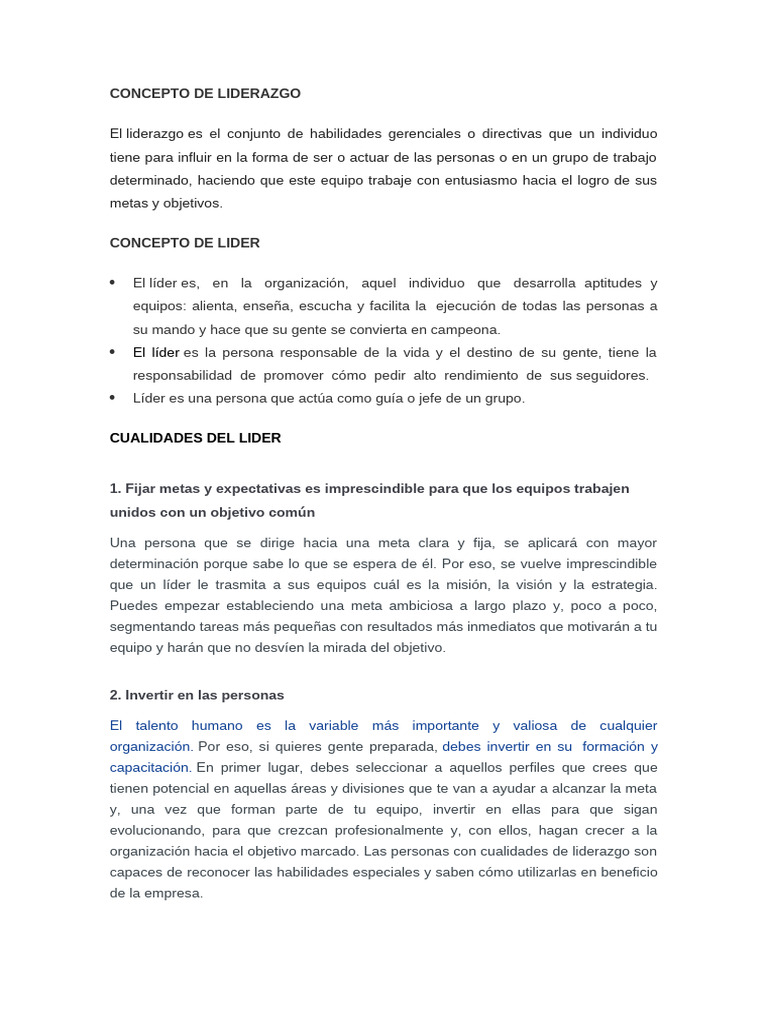 Claves del Liderazgo Efectivo | PDF | Liderazgo | Psicología Social