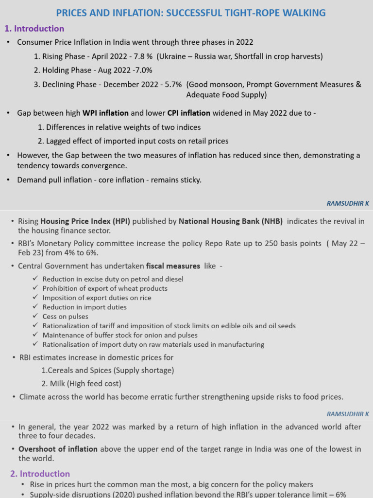 Classroom 0 Inflation PDF | PDF | Inflation | Economies