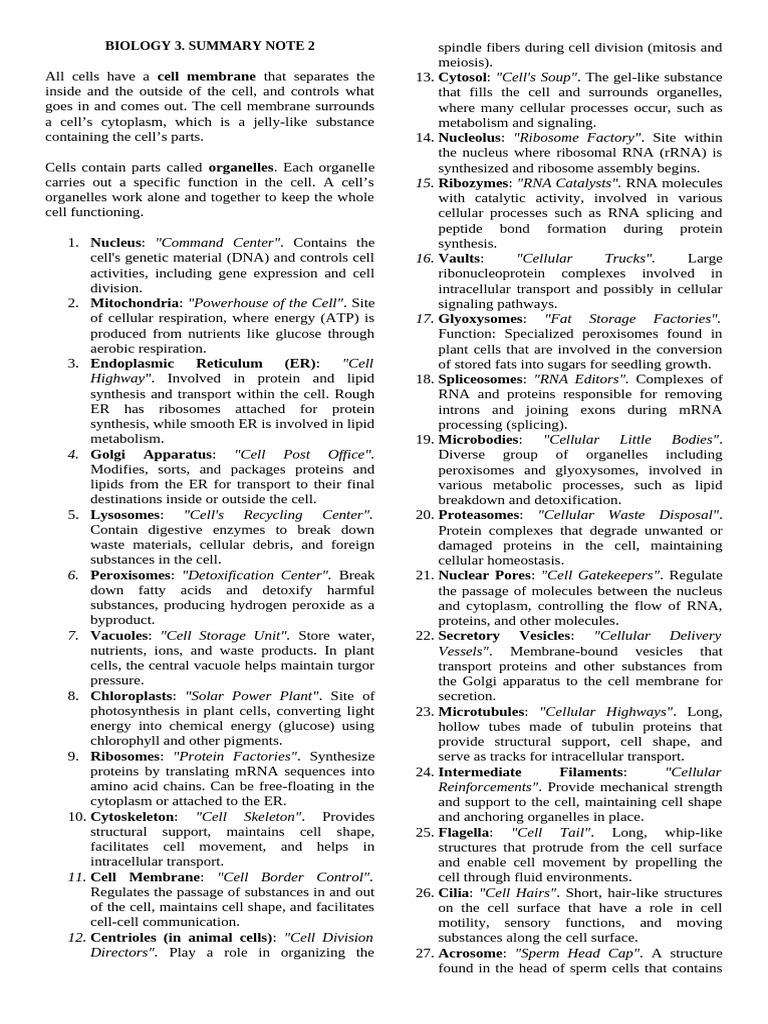 Biology-3 2 | PDF | Cell (Biology) | Endoplasmic Reticulum