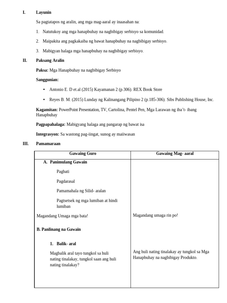 Ap-2-q4-lesson-plan | PDF