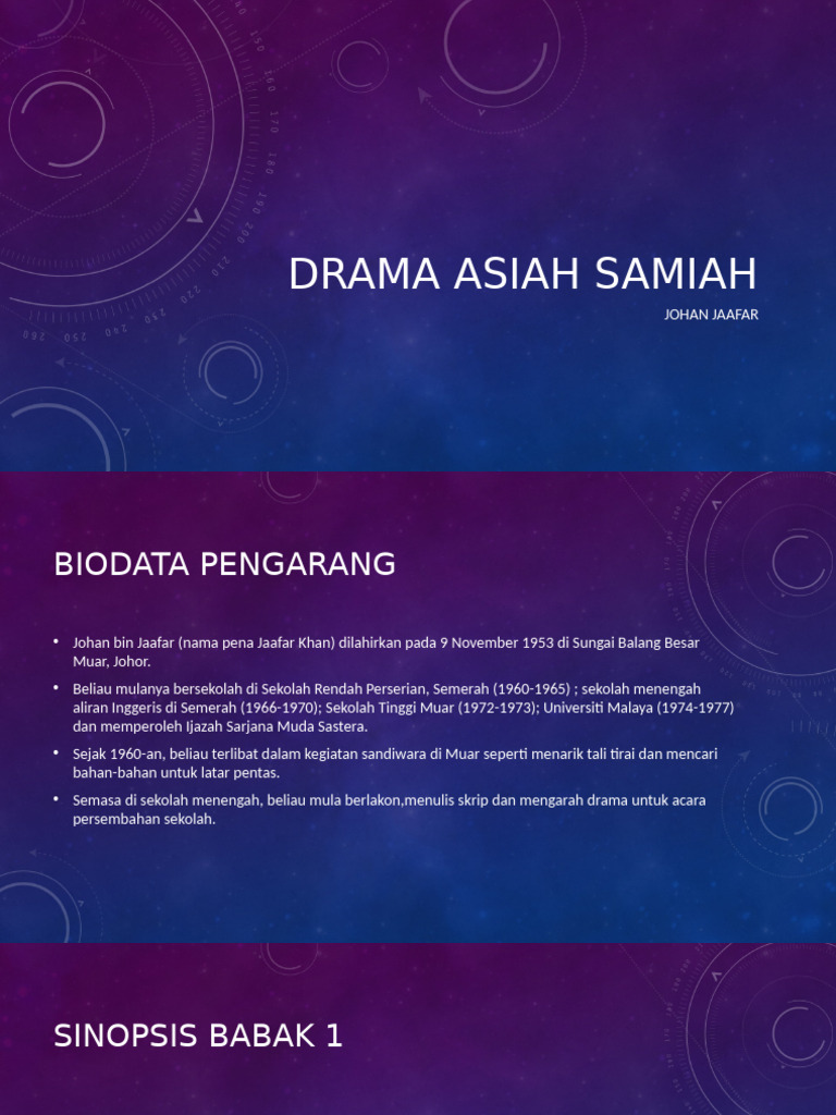 Drama Asiah Samiah: Cinta dan Ketidakadilan | PDF