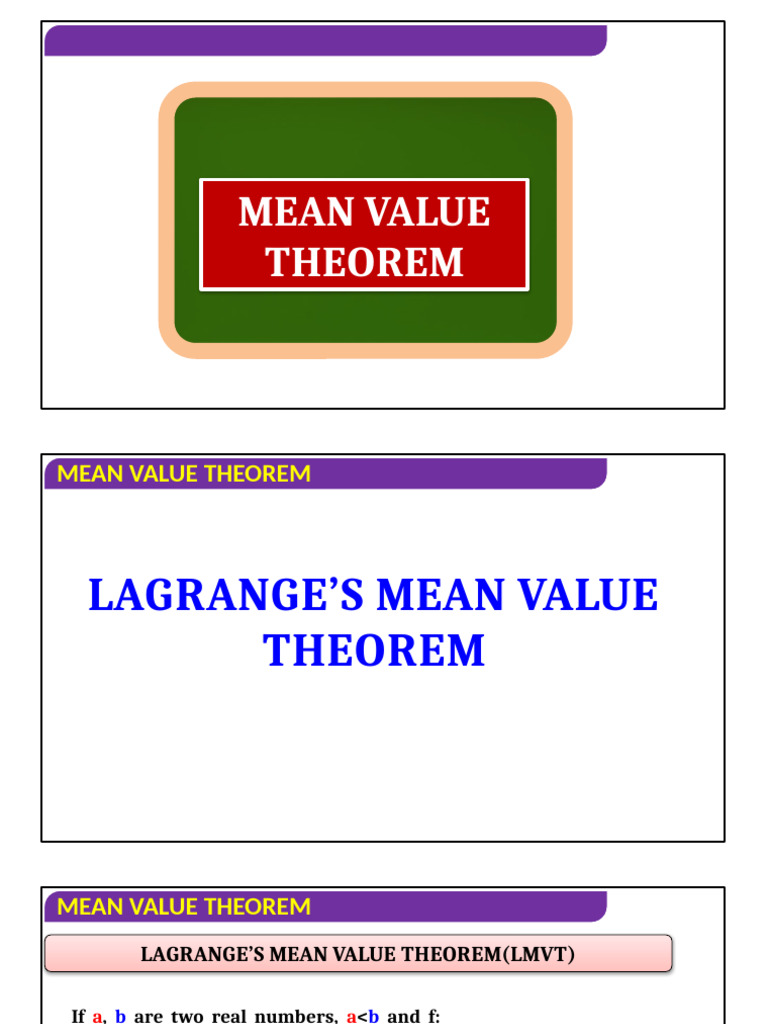 Mat 1B JR MVT M02 Lagranges | PDF | Mathematical Analysis | Mathematics