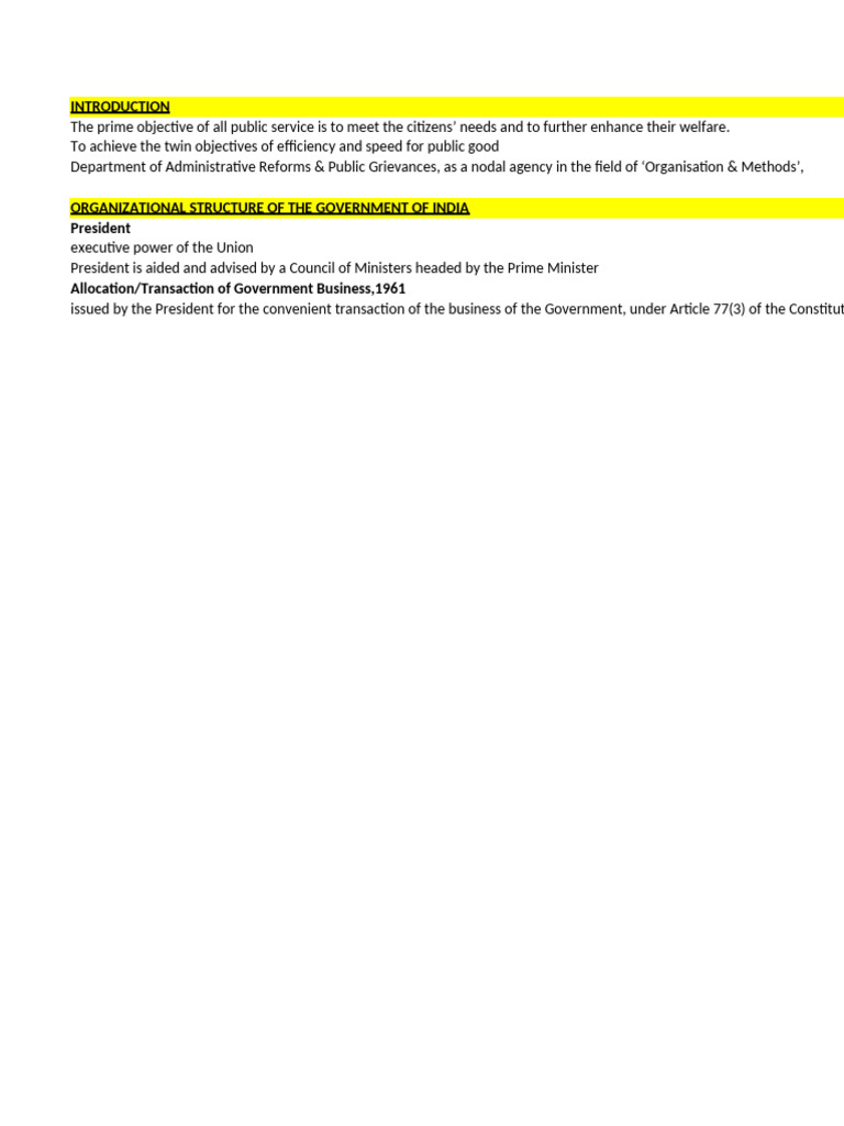 Government Structure Overview 2021-22 | PDF | Government | Governance