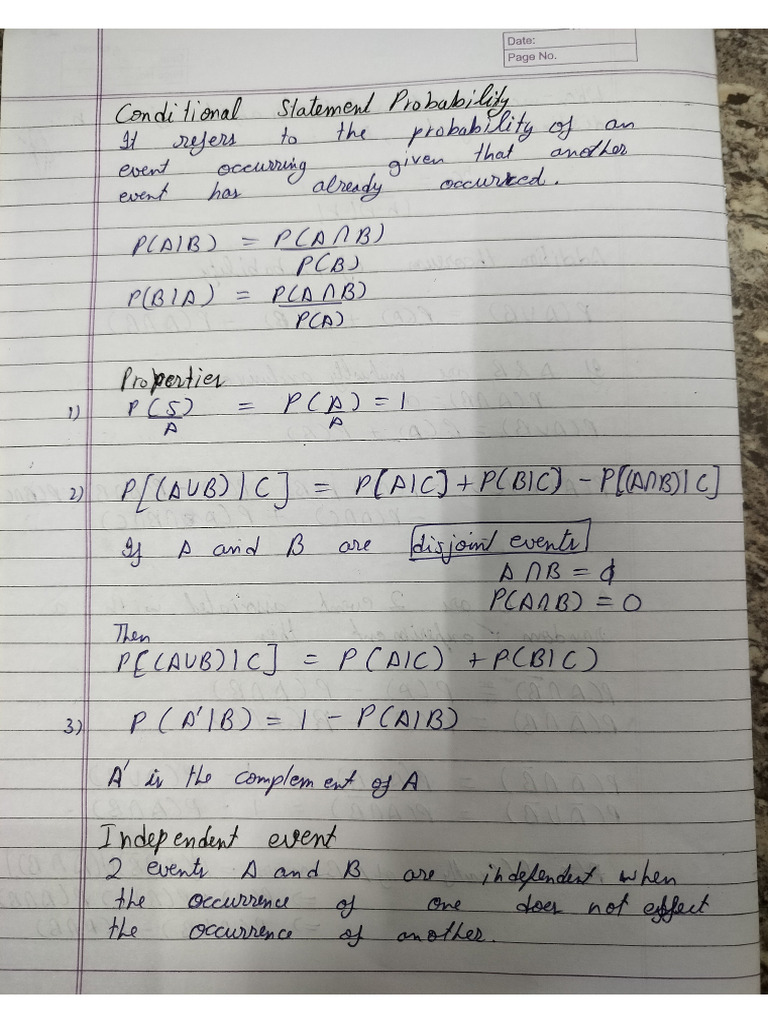 Maths Notes 4 | PDF