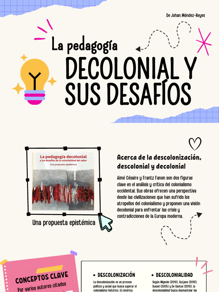 Desafíos de la pedagogía decolonial | PDF | Educación en artes liberales
