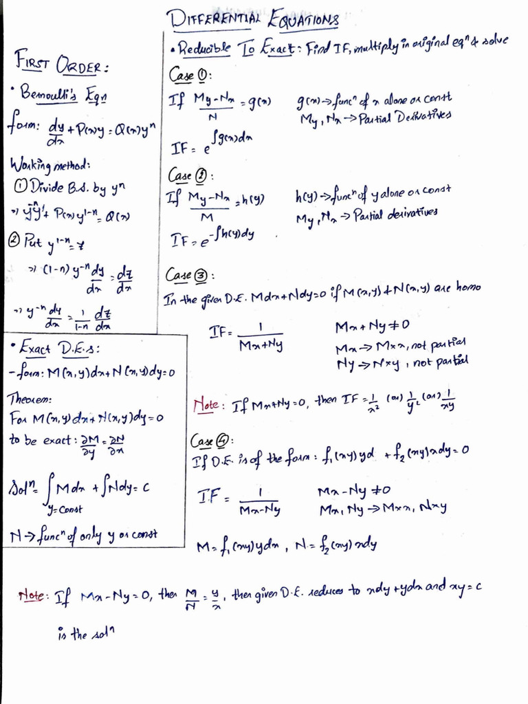 Ordinary Differential Equations Pdf