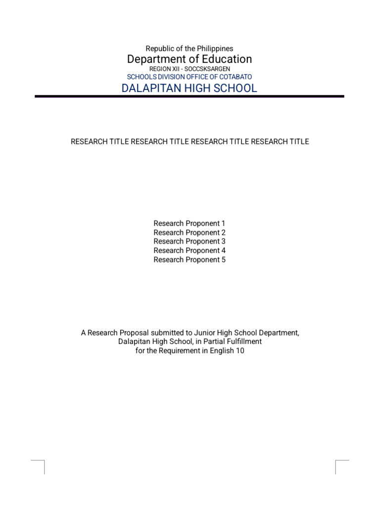 Research Format | PDF