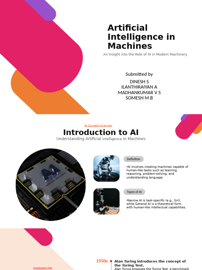 AI's Role in Modern Machinery | PDF | Artificial Intelligence ...