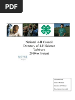 Download 4-H Directory of Webinars by bygsky SN83972772 doc pdf
