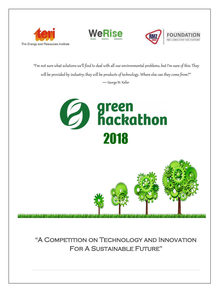 Punjab Green Hackathon 2018 Overview | PDF | Sustainability ...