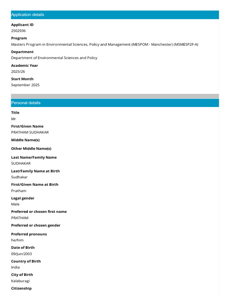 Application Details | PDF