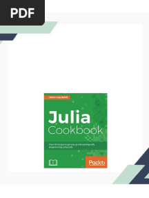 (Ebook) Julia Cookbook by Jalem Raj Rohit ISBN 9781785882012, 1785882015 - The ebook in PDF format with all chapters is ready for download