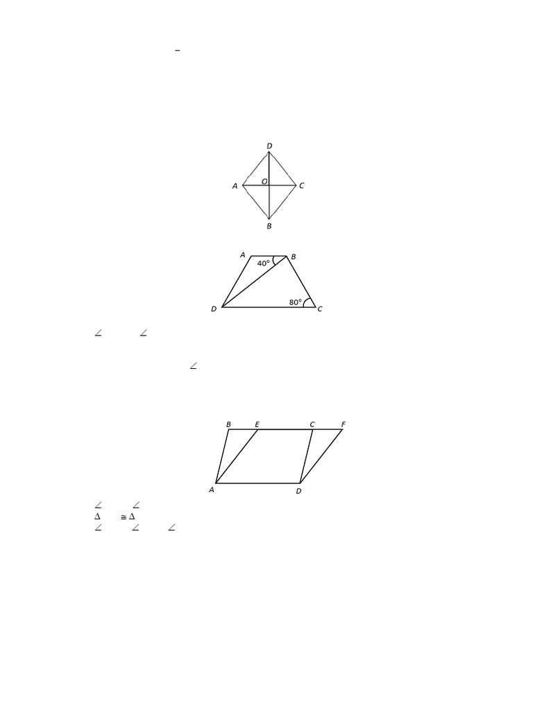 Quadrilaterals MC Questions Bank | PDF | Rectangle | Euclidean Plane ...