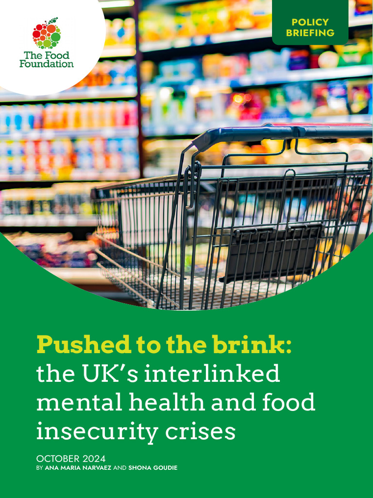 Mental Health and Food Insecurity Briefing - Updated | PDF | Cost Of ...