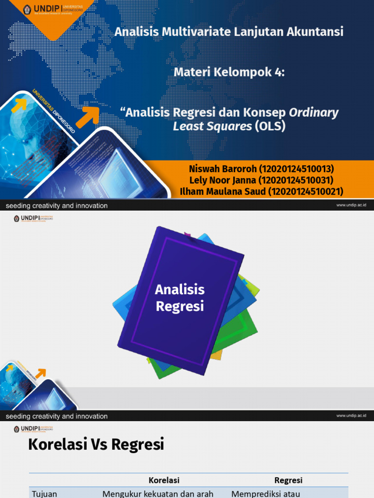 Analisis Regresi dan OLS dalam Akuntansi | PDF