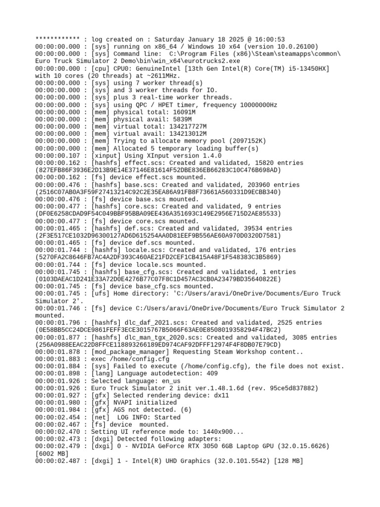 game.log | PDF | Graphics Processing Unit | Trailer (Vehicle)