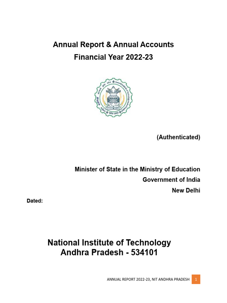 2022 - 23 - Annual Report - English | PDF | Higher Education | Engineering