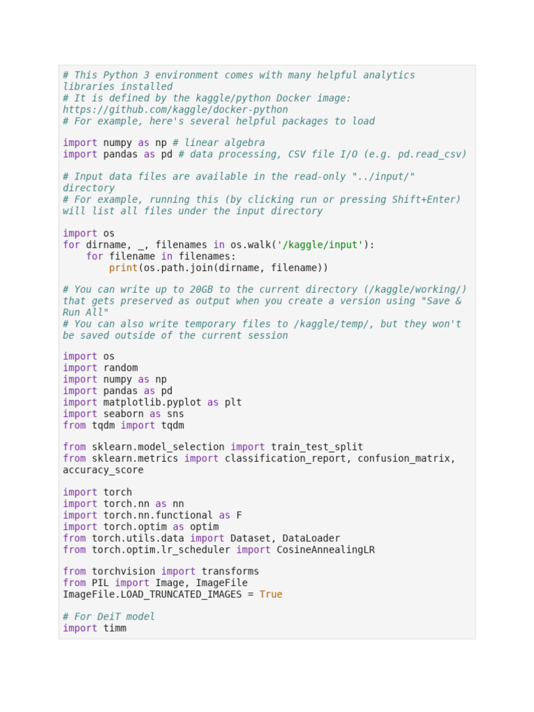 Skin Disease Detection Using Transformers | PDF | Dermatitis