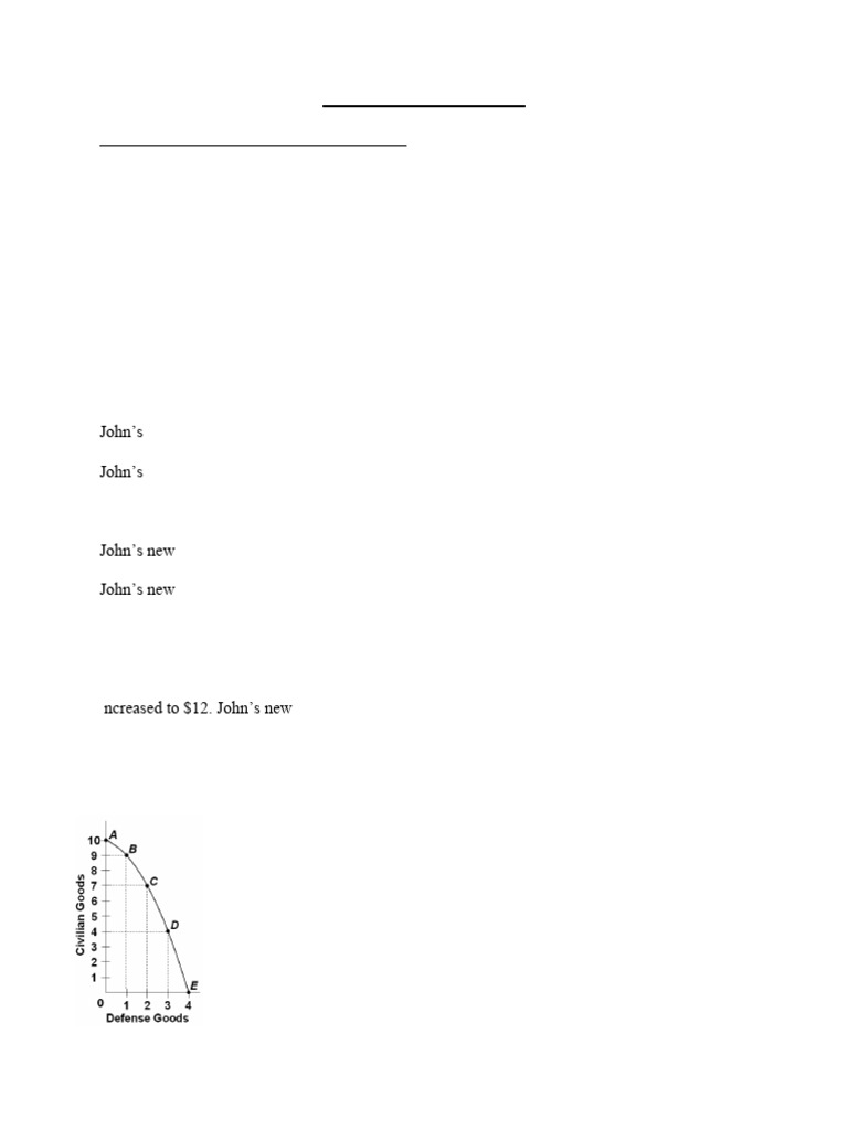 Chapter+1+Class+Handout 2 | PDF | Opportunity Cost | Goods
