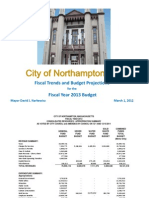 12-03-01 FY13 Financial Trends and Budget Projections Power Point