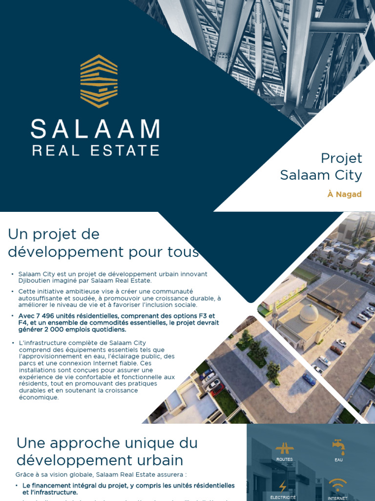 Salaam City : Développement Urbain Durable | PDF | Croissance ...