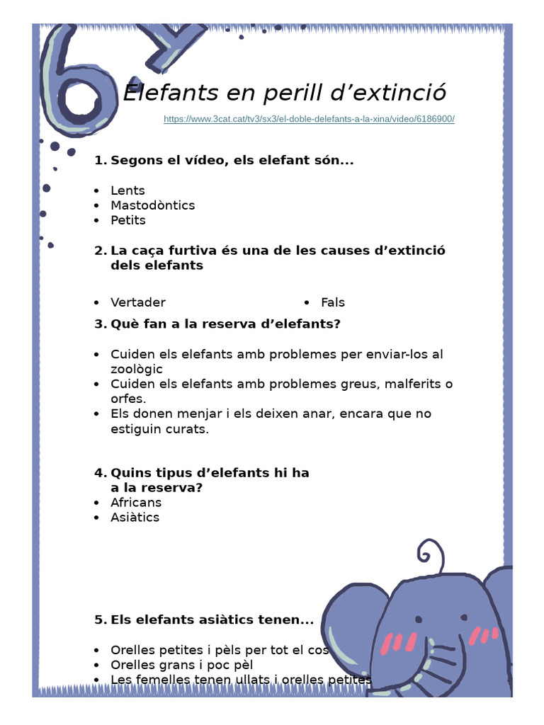 Elefants en Perill D | PDF