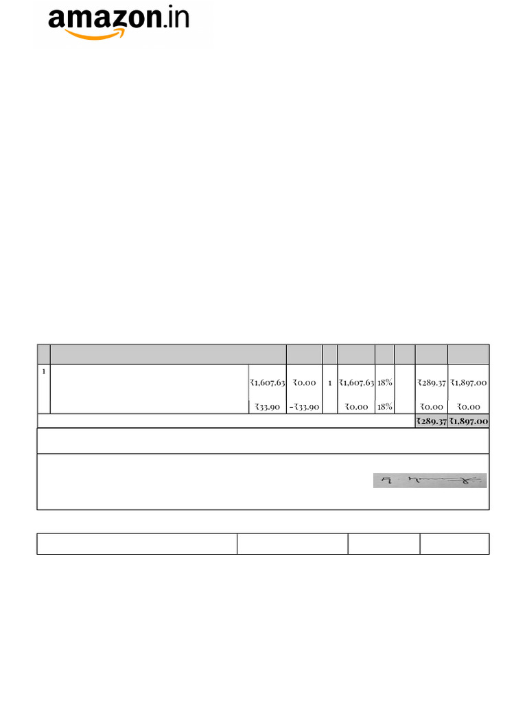 Amazon GST Invoice for Logitech Mouse | PDF | Invoice | Payments