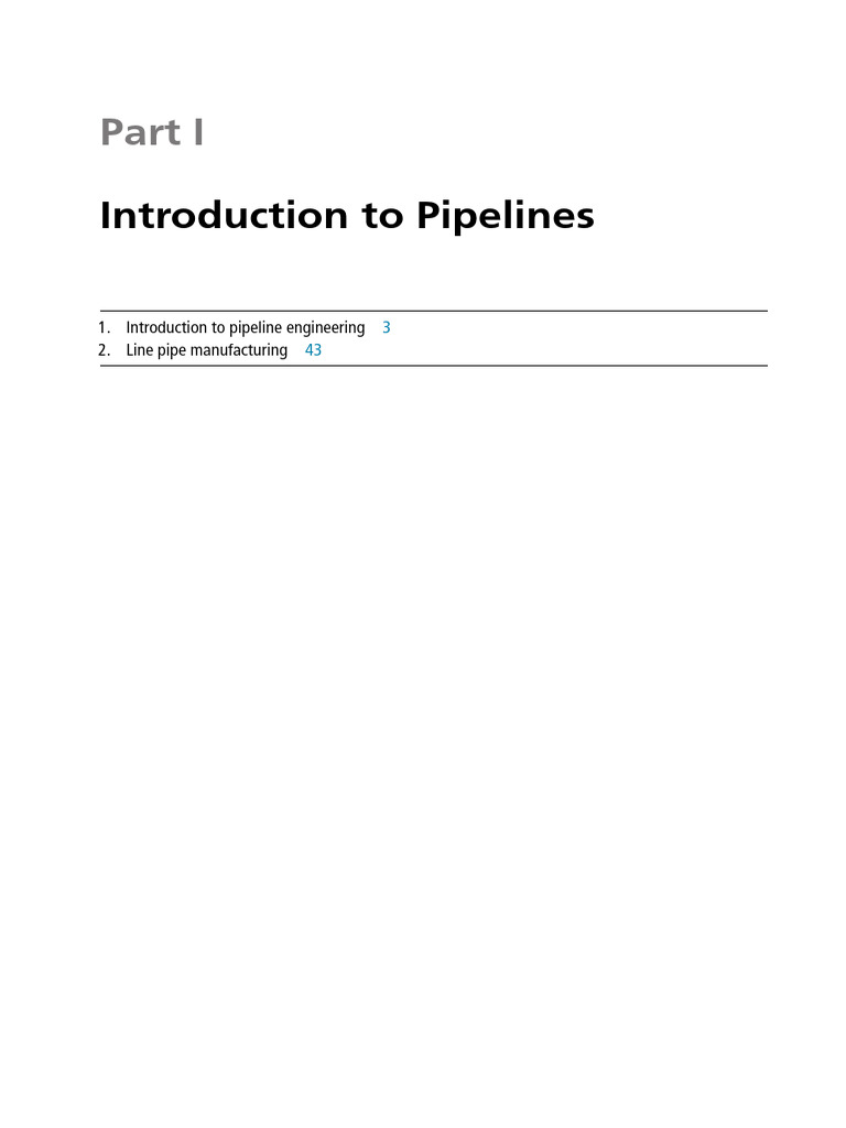 Pipeline Engineering Basics Guide | PDF