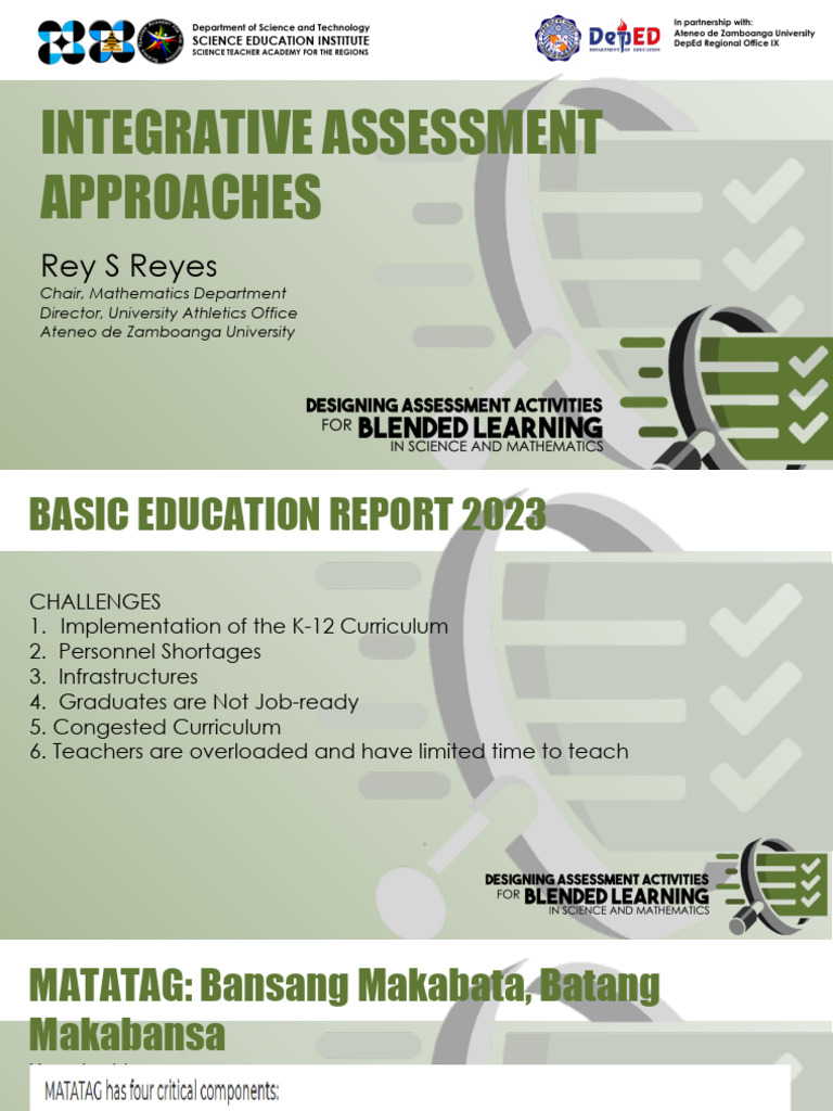 Integrative Assessment Approaches in K-12 | PDF | Intelligence | Learning