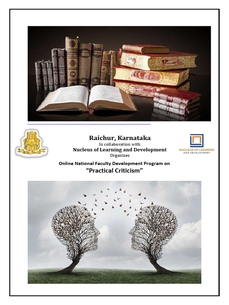 Online FDP on Practical Criticism | PDF | Behavior Modification | Human ...