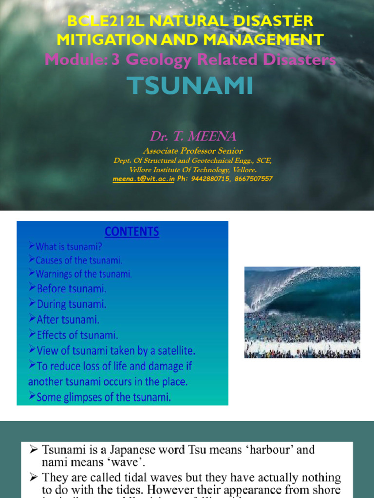 Tsunami advisory definition
