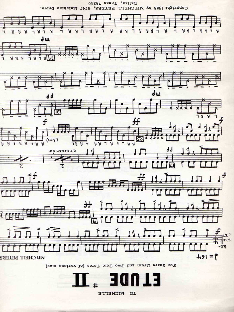 Etude II M. Peters 1 | PDF