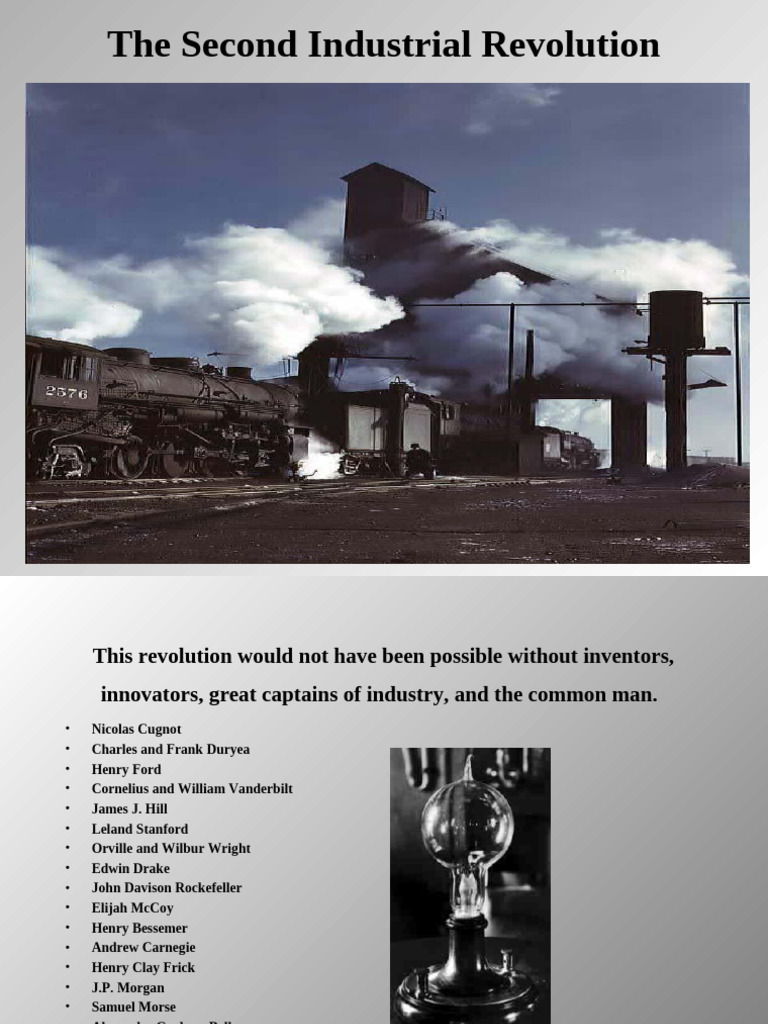 Chapter+4 Second Industrial Revolution+ | PDF | Telegraphy | Car image.
