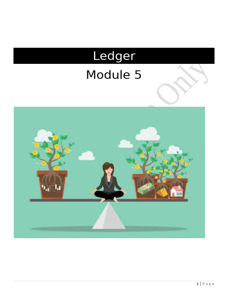 Ledger and Trial Balance Guide | PDF | Debits And Credits | Financial ...