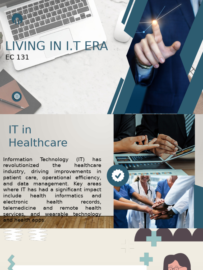 IT's Impact on Healthcare: EHR & Telemedicine | PDF | Wearable ...